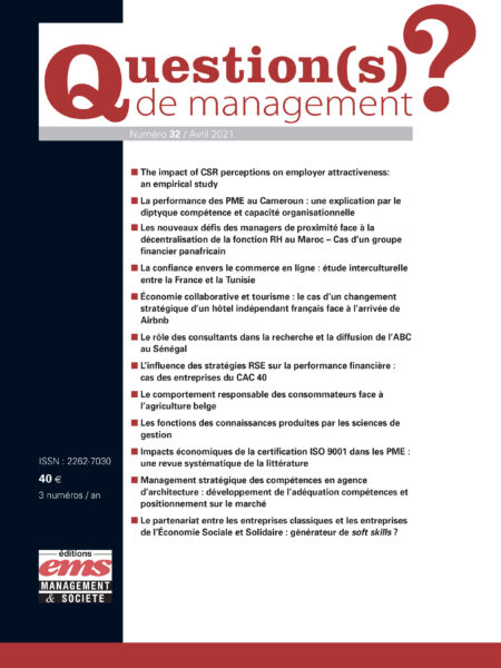 QUESTION(S) DE MANAGEMENT - N°32