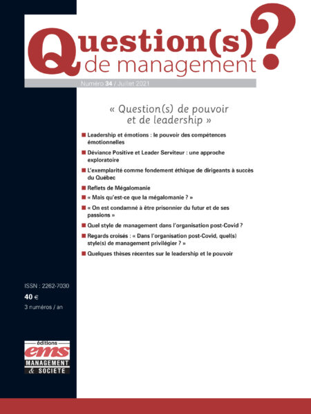 QUESTION(S) DE MANAGEMENT - N°34