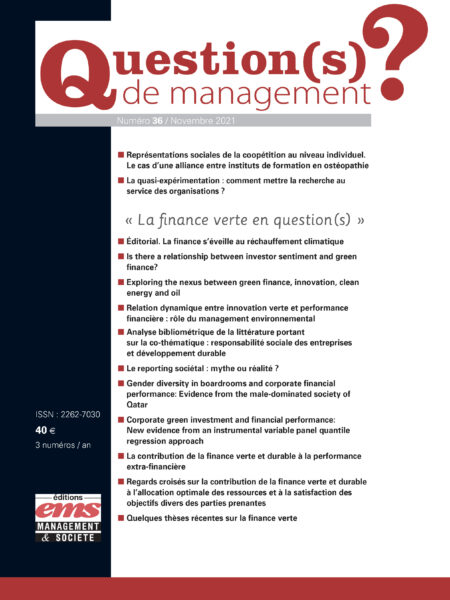 QUESTION(S) DE MANAGEMENT - N°36