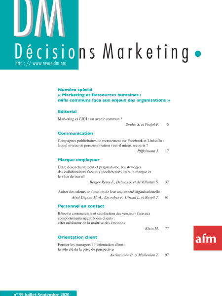 Décisions Marketing n° 99