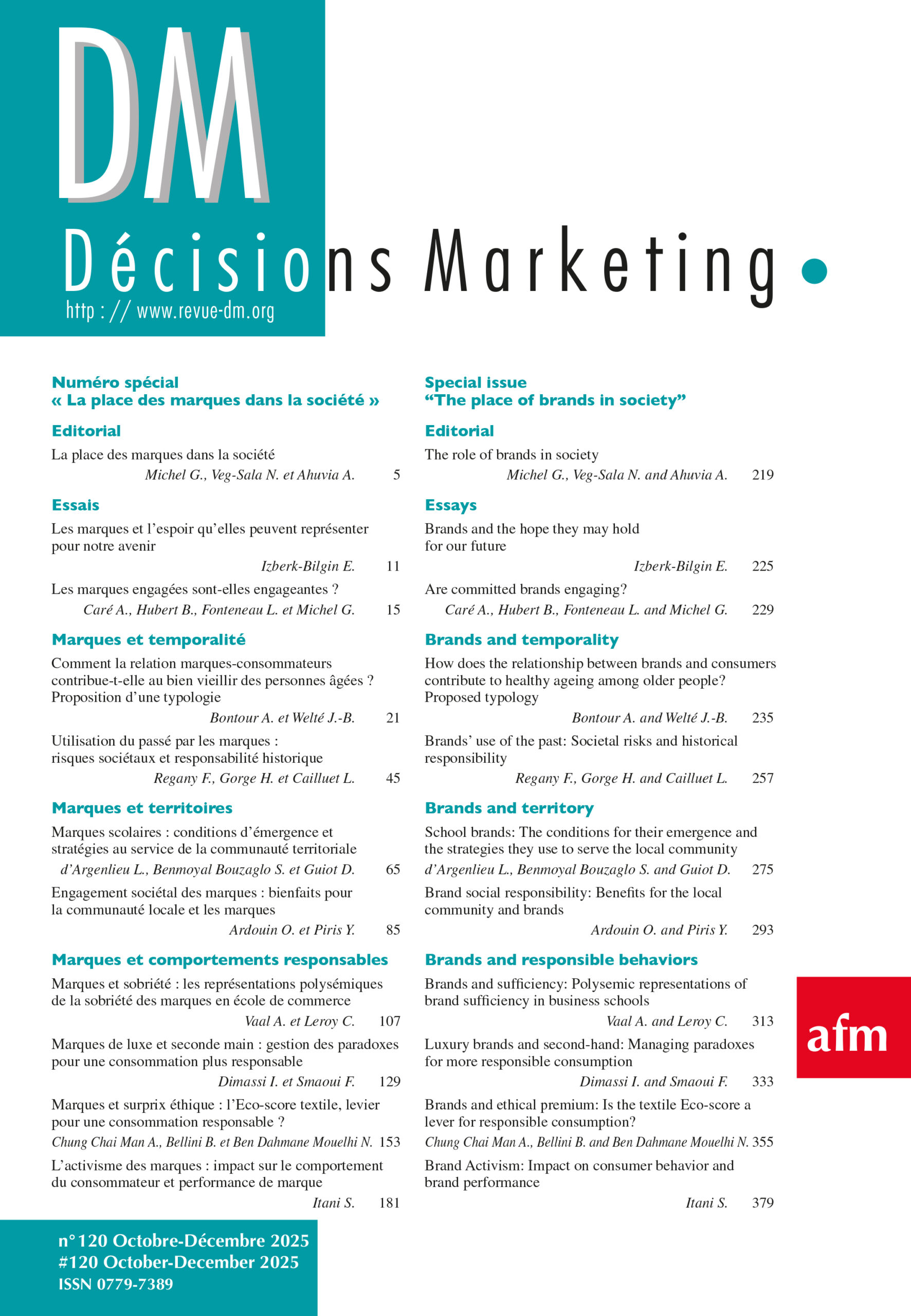 DÉCISIONS MARKETING – N°120